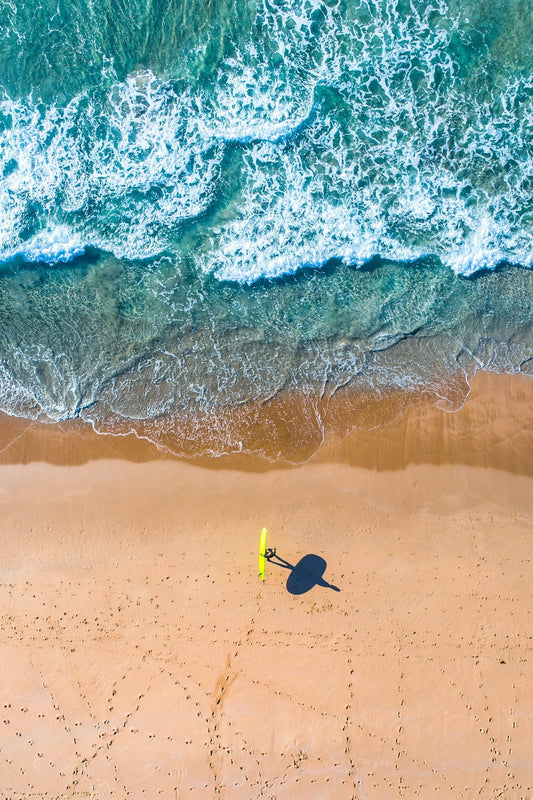 Yellow Boarder - Kess Gallery