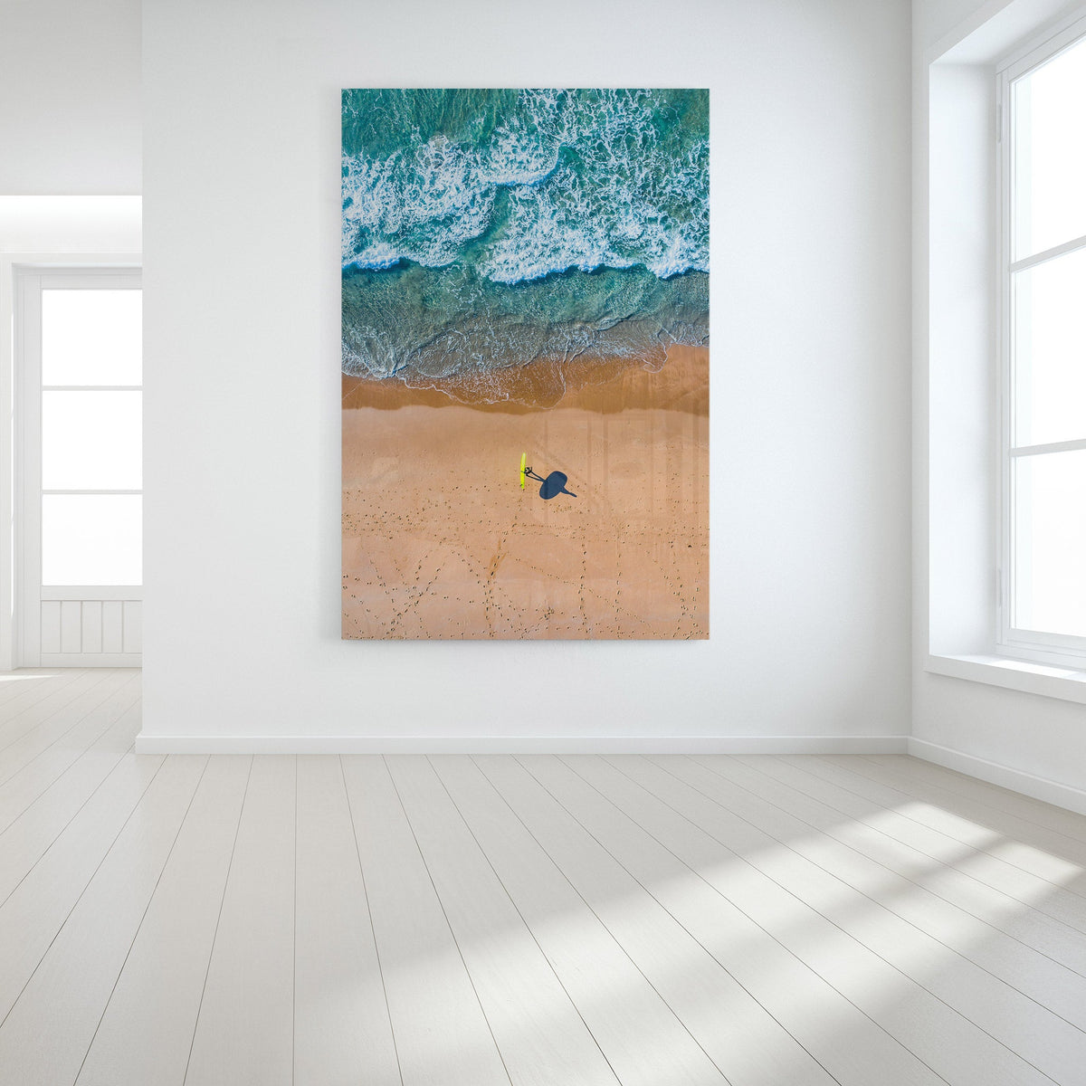 Yellow Boarder - Kess Gallery